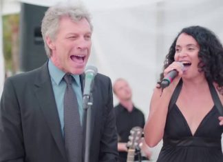 Jon Bon Jovi sorprende y canta en boda