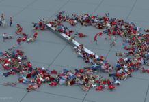 Simulador de multitudes 3D