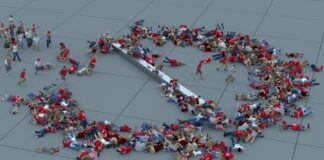 Simulador de multitudes 3D