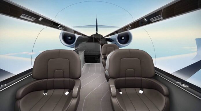 IXION Jet sin Ventanas – Windowless Jet Concept