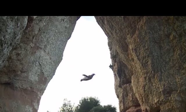 Salto Increible en Traje Ala!